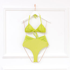 conjunto de biquini macrame