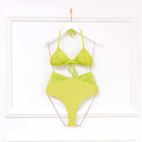 conjunto de biquini macrame