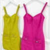 VESTIDO TWEED CON BOLSILLOS EN FRENTE - Imagen 4